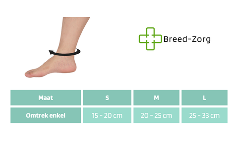 Enkelbrace met vastzittende banden - klasse 2