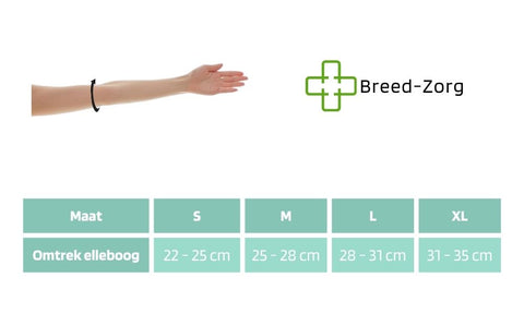 Elleboogbrace met lichte compressie - klasse 1